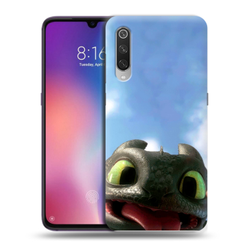 Силиконовый противоударный чехол на Xiaomi Mi9 с принтом Как приручить дракона Силиконовый противоударный чехол на Xiaomi Mi9 с принтом Как приручить дракона