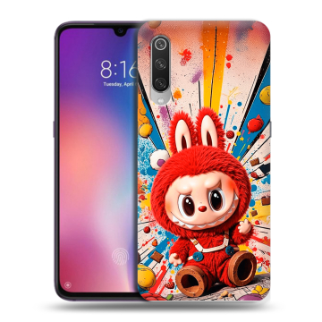 Силиконовый противоударный чехол на Xiaomi Mi9 с принтом Labubu Лабубу Силиконовый противоударный чехол на Xiaomi Mi9 с принтом Labubu Лабубу