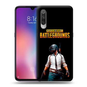 Силиконовый противоударный чехол на Xiaomi Mi9 с принтом PUGB ПАГБ Силиконовый противоударный чехол на Xiaomi Mi9 с принтом PUGB ПАГБ