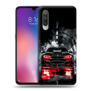Силиконовый противоударный чехол на Xiaomi Mi9 с принтом BMW БМВ Силиконовый противоударный чехол на Xiaomi Mi9 с принтом BMW БМВ