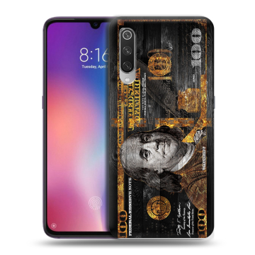 Силиконовый противоударный чехол на Xiaomi Mi9 с принтом Доллар деньги Силиконовый противоударный чехол на Xiaomi Mi9 с принтом Доллар деньги