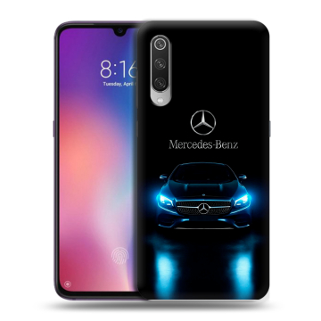 Силиконовый противоударный чехол на Xiaomi Mi9 с принтом Mercedes Мерседес Силиконовый противоударный чехол на Xiaomi Mi9 с принтом Mercedes Мерседес