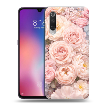 Силиконовый противоударный чехол на Xiaomi Mi9 с принтом женский Силиконовый противоударный чехол на Xiaomi Mi9 с принтом женский