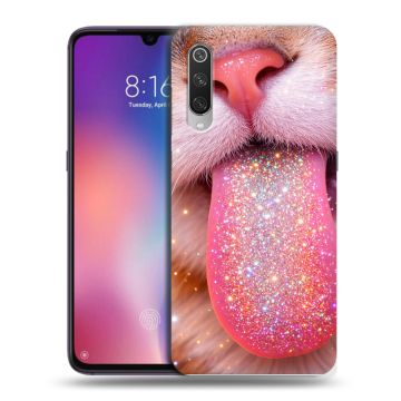 Силиконовый противоударный чехол на Xiaomi Mi9 с принтом для девочек