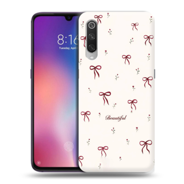 Силиконовый противоударный чехол на Xiaomi Mi9 с принтом для девочек