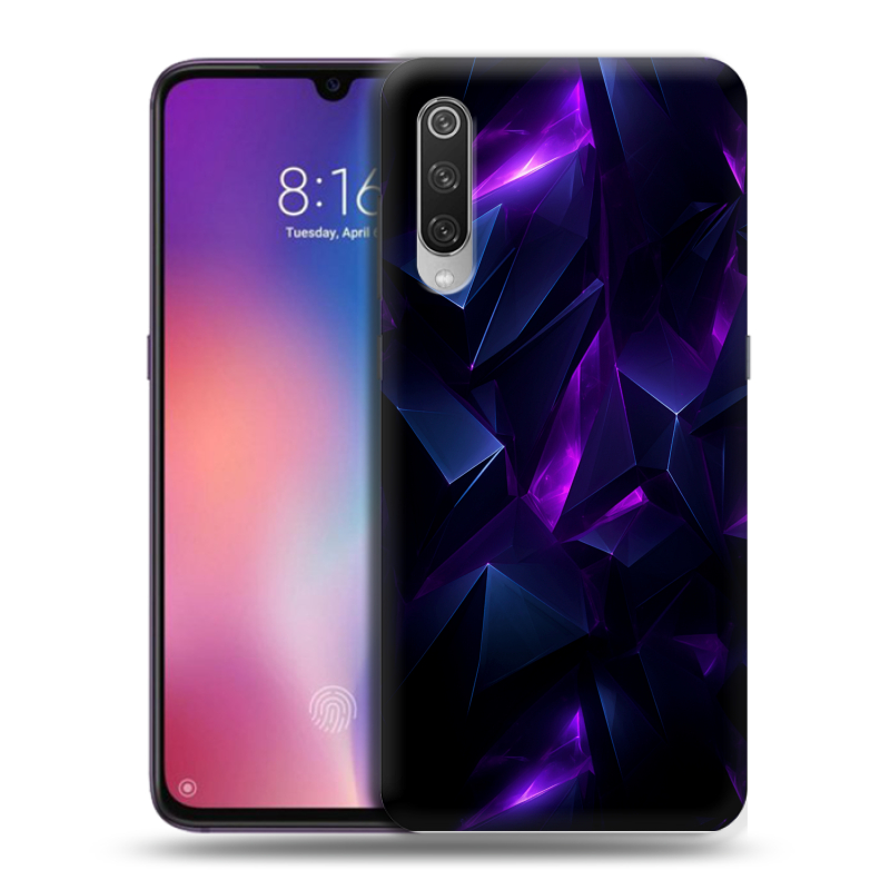Силиконовый противоударный чехол на Xiaomi Mi9 с принтом Абстракиция Силиконовый противоударный чехол на Xiaomi Mi9 с принтом Абстракиция