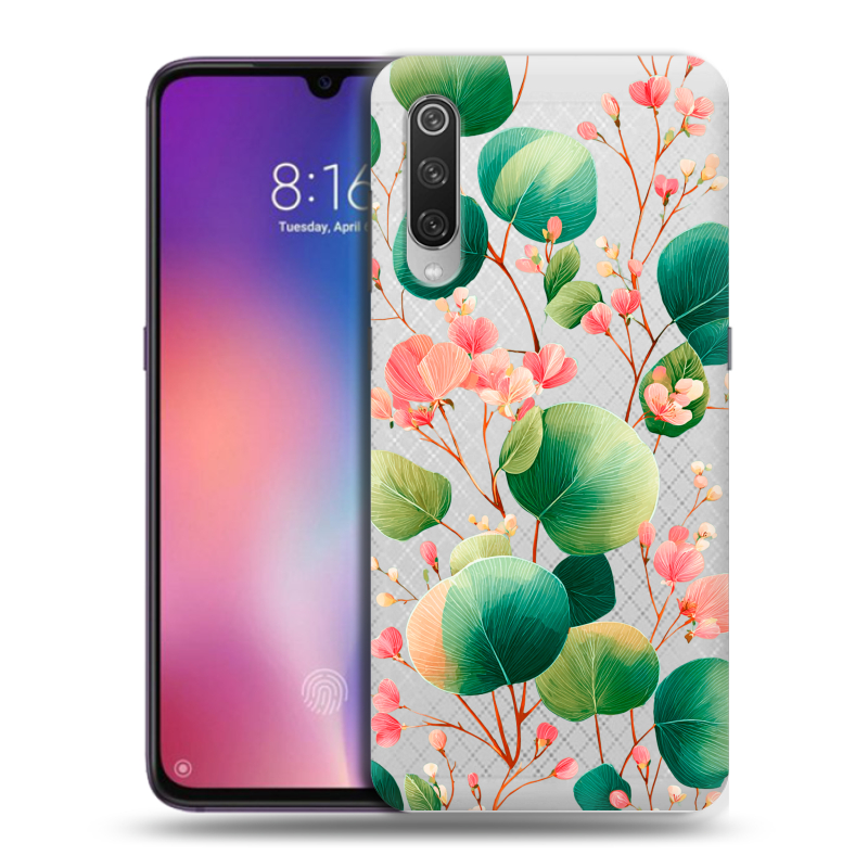 Пластиковый чехол на Xiaomi Mi9 с принтом женский Пластиковый чехол на Xiaomi Mi9 с принтом женский