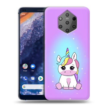Силиконовый чехол на Nokia 9 PureView с принтом Единорог Силиконовый чехол на Nokia 9 PureView с принтом Единорог