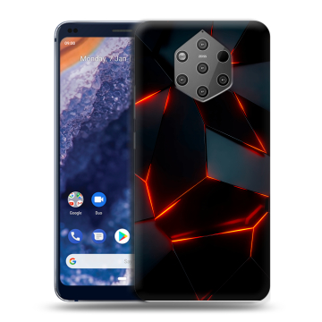 Силиконовый чехол на Nokia 9 PureView с принтом Яркие абстракции Силиконовый чехол на Nokia 9 PureView с принтом Яркие абстракции