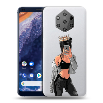 Силиконовый чехол на Nokia 9 PureView с принтом Женские принты Силиконовый чехол на Nokia 9 PureView с принтом Женские принты