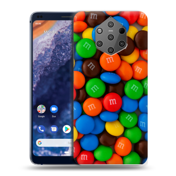 Силиконовый чехол на Nokia 9 PureView с принтом Конфеты Силиконовый чехол на Nokia 9 PureView с принтом Конфеты