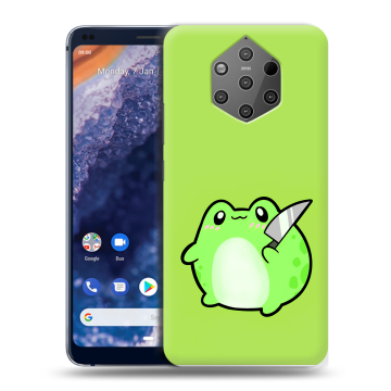 Силиконовый чехол на Nokia 9 PureView с принтом Лягушенок