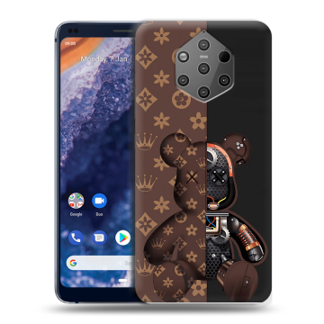 Силиконовый чехол на Nokia 9 PureView с принтом Луи робот