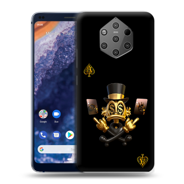Силиконовый чехол на Nokia 9 PureView с принтом Золотой скрудж макдак