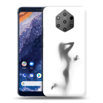 Силиконовый чехол на Nokia 9 PureView с принтом Силуэт