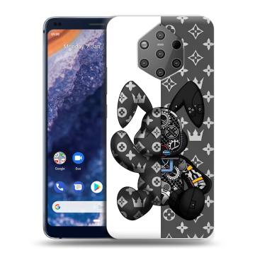 Силиконовый чехол на Nokia 9 PureView с принтом Луи робот