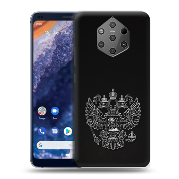 Силиконовый чехол на Nokia 9 PureView с принтом Герб России