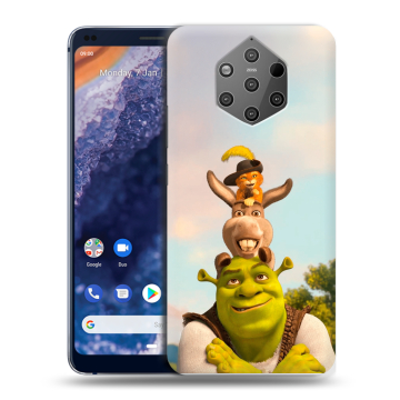 Силиконовый чехол на Nokia 9 PureView с принтом Шрек Shrek