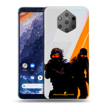 Силиконовый чехол на Nokia 9 PureView с принтом Контер страйк Counter strike Силиконовый чехол на Nokia 9 PureView с принтом Контер страйк Counter strike