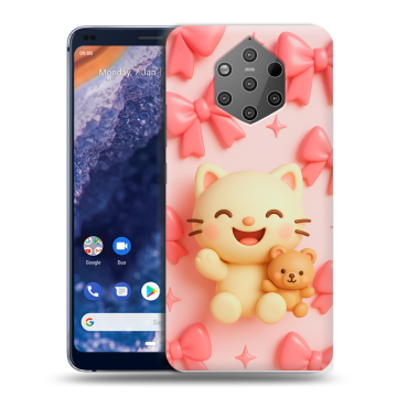 Силиконовый чехол на Nokia 9 PureView с принтом для девочек