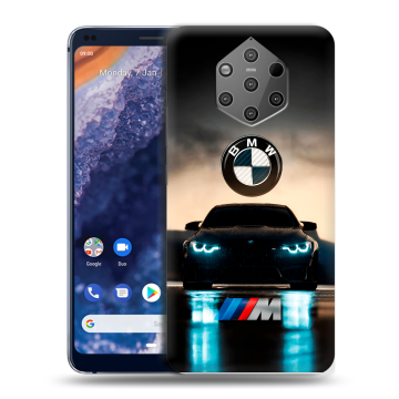 Силиконовый чехол на Nokia 9 PureView с принтом БМВ BMW