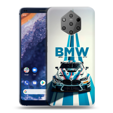 Силиконовый чехол на Nokia 9 PureView с принтом БМВ BMW