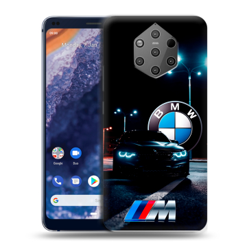 Силиконовый чехол на Nokia 9 PureView с принтом БМВ BMW