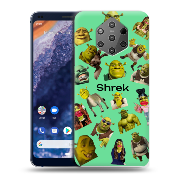 Силиконовый чехол на Nokia 9 PureView с принтом Шрек Shrek