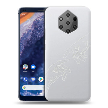 Силиконовый чехол на Nokia 9 PureView с принтом Сотворение мира