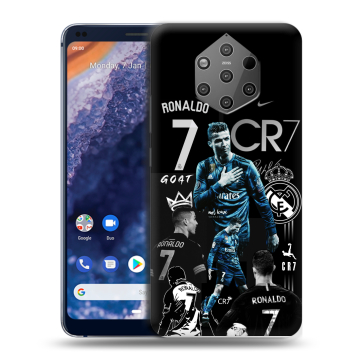 Силиконовый чехол на Nokia 9 PureView с принтом Реал Роналдо