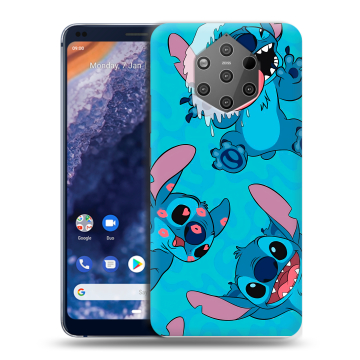 Силиконовый чехол на Nokia 9 PureView с принтом Лило и Стич