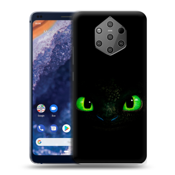 Силиконовый чехол на Nokia 9 PureView с принтом Как приручить дракона