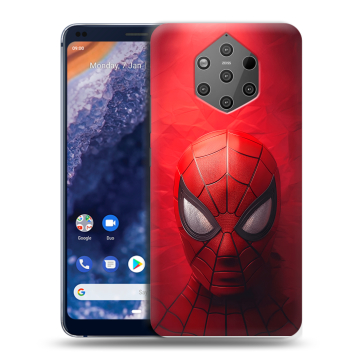 Силиконовый чехол на Nokia 9 PureView с принтом Spiderman Человек паук