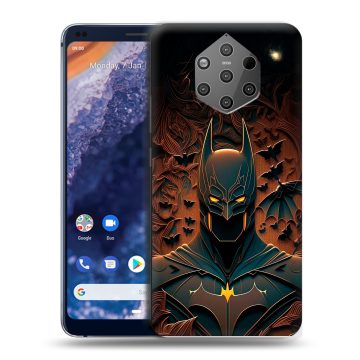 Силиконовый чехол на Nokia 9 PureView с принтом Batman Бэтмен