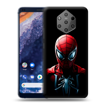 Силиконовый чехол на Nokia 9 PureView с принтом Spiderman Человек паук