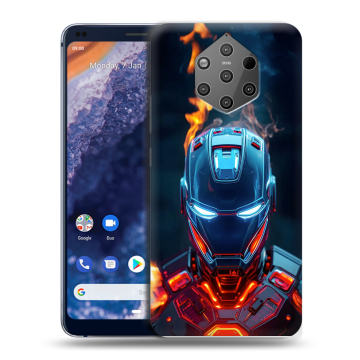 Силиконовый чехол на Nokia 9 PureView с принтом IronMan Железный человек Силиконовый чехол на Nokia 9 PureView с принтом IronMan Железный человек