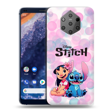 Силиконовый чехол на Nokia 9 PureView с принтом Лило и Стич