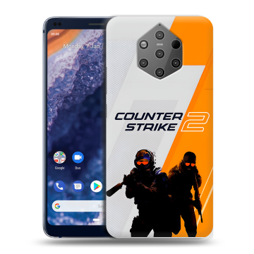 Силиконовый чехол на Nokia 9 PureView с принтом Counter Strike