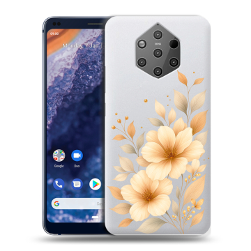 Силиконовый чехол на Nokia 9 PureView с принтом для девушки