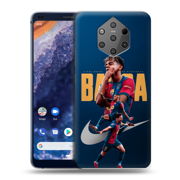 Силиконовый чехол на Nokia 9 PureView с принтом Барселона Barca Yamal 