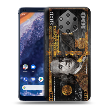 Силиконовый чехол на Nokia 9 PureView с принтом Доллар деньги
