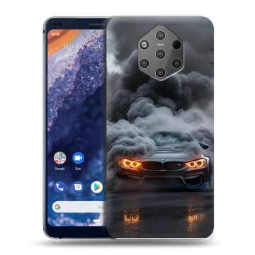 Силиконовый чехол на Nokia 9 PureView с принтом BMW БМВ