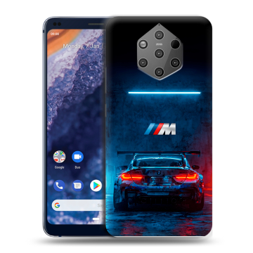 Силиконовый чехол на Nokia 9 PureView с принтом BMW БМВ