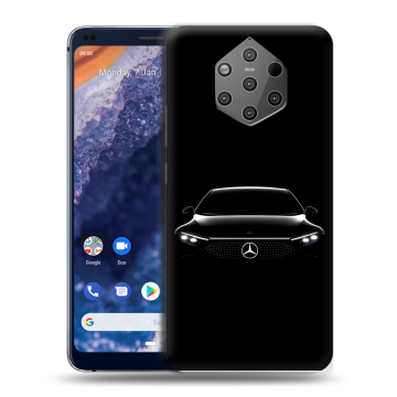 Силиконовый чехол на Nokia 9 PureView с принтом Mercedes Мерседес