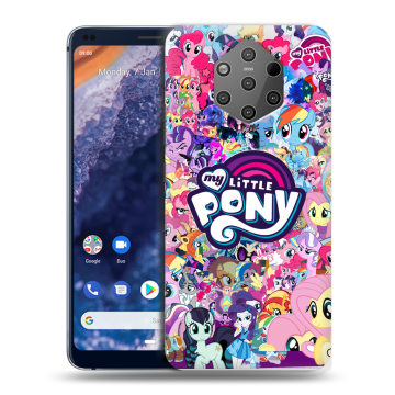 Силиконовый чехол на Nokia 9 PureView с принтом My little pony Дружба чудо