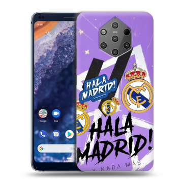Силиконовый чехол на Nokia 9 PureView с принтом Real Madrid Реал Мадрид