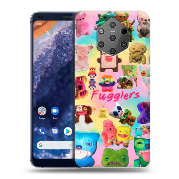 Силиконовый чехол на Nokia 9 PureView с принтом Флагер Fuggler