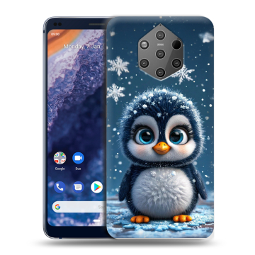Силиконовый чехол на Nokia 9 PureView с принтом Новый год