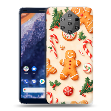 Силиконовый чехол на Nokia 9 PureView с принтом Новый год