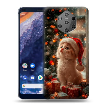 Силиконовый чехол на Nokia 9 PureView с принтом Новый год